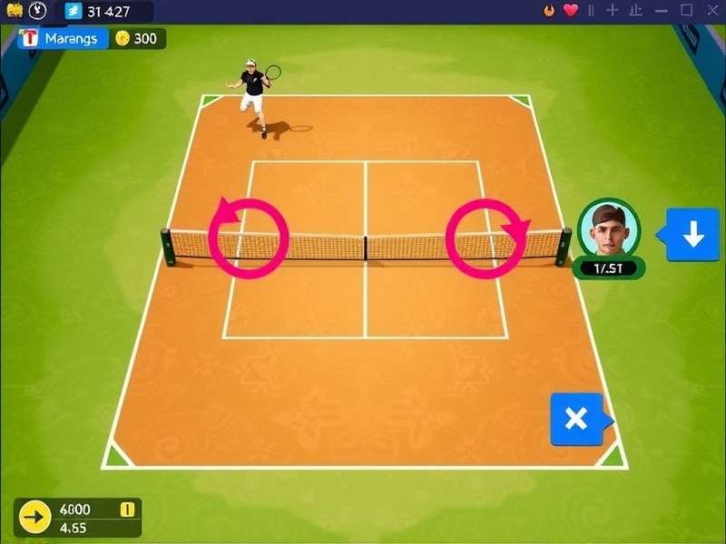 Tennis Clash Top Gunner Gameplay Mechanics